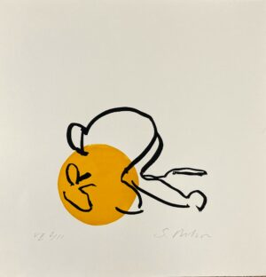 'Shear with Circle' yellow/black