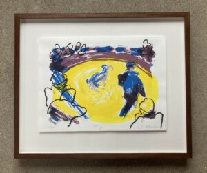 Auction at Hawes (framed)