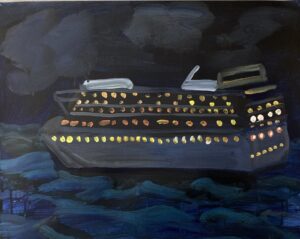 Cruiseship at Night